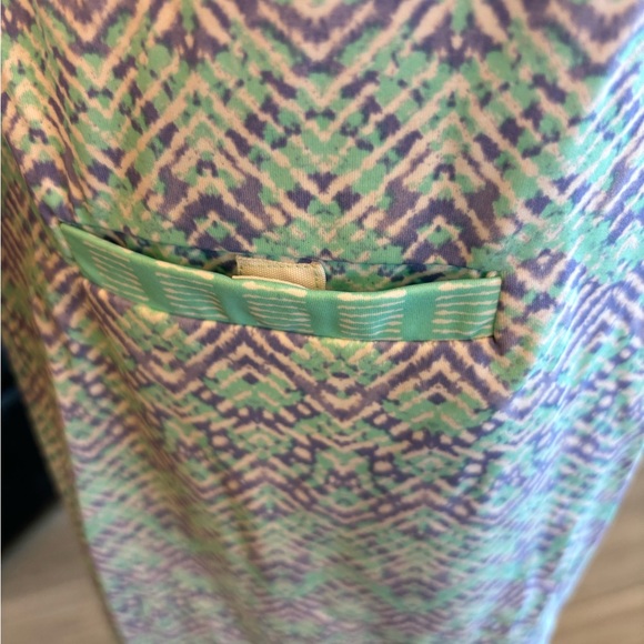 Pretty blues & white 3/4 sleeve dress / UPF 50 fabric - Picture 2 of 9